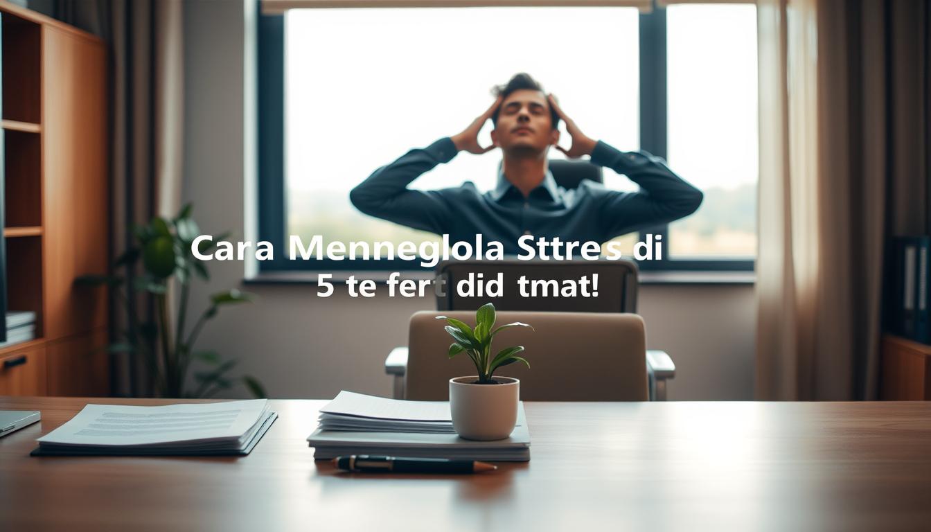 strategi mengelola stres di tempat kerja