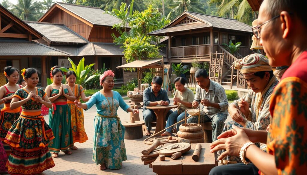 pengaruh seni tradisional dalam masyarakat